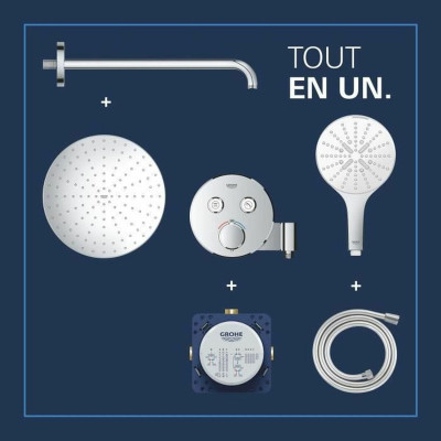 Shower Column Grohe Grey 31 cm