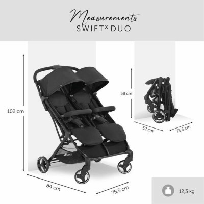 Baby's Pushchair Hauck Black