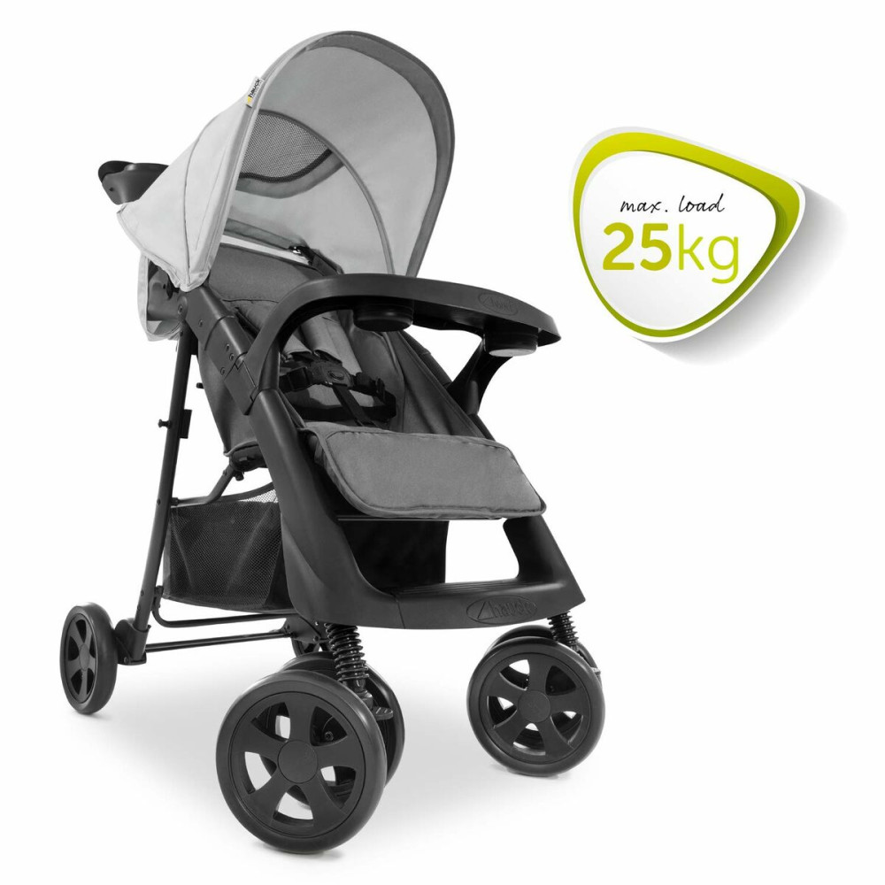 Baby's Pushchair Hauck Black Grey