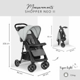 Baby's Pushchair Hauck Black Grey