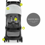 Baby's Pushchair Hauck Black Grey