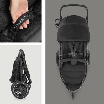 Baby's Pushchair Hauck Black