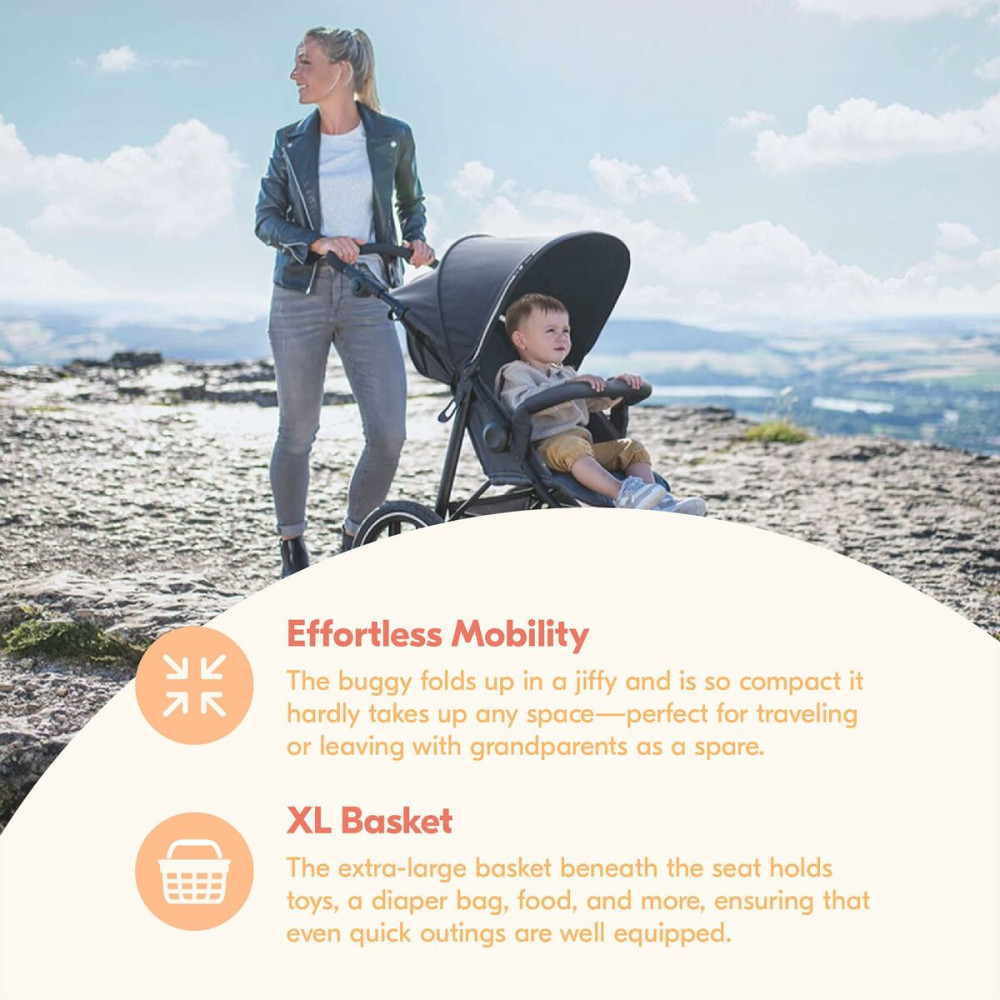 Baby's Pushchair Hauck Black