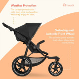 Baby's Pushchair Hauck Black