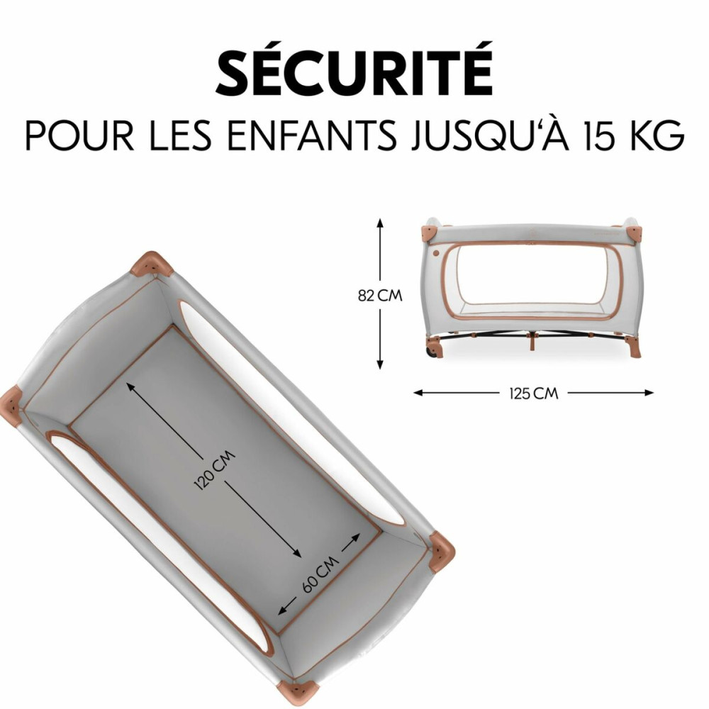 Baby Crib Hauck Brown