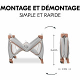 Baby Crib Hauck Brown