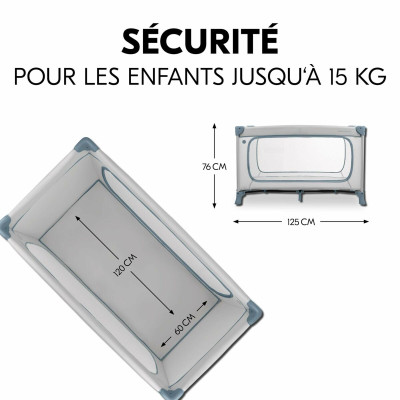 Baby Crib Hauck Blue