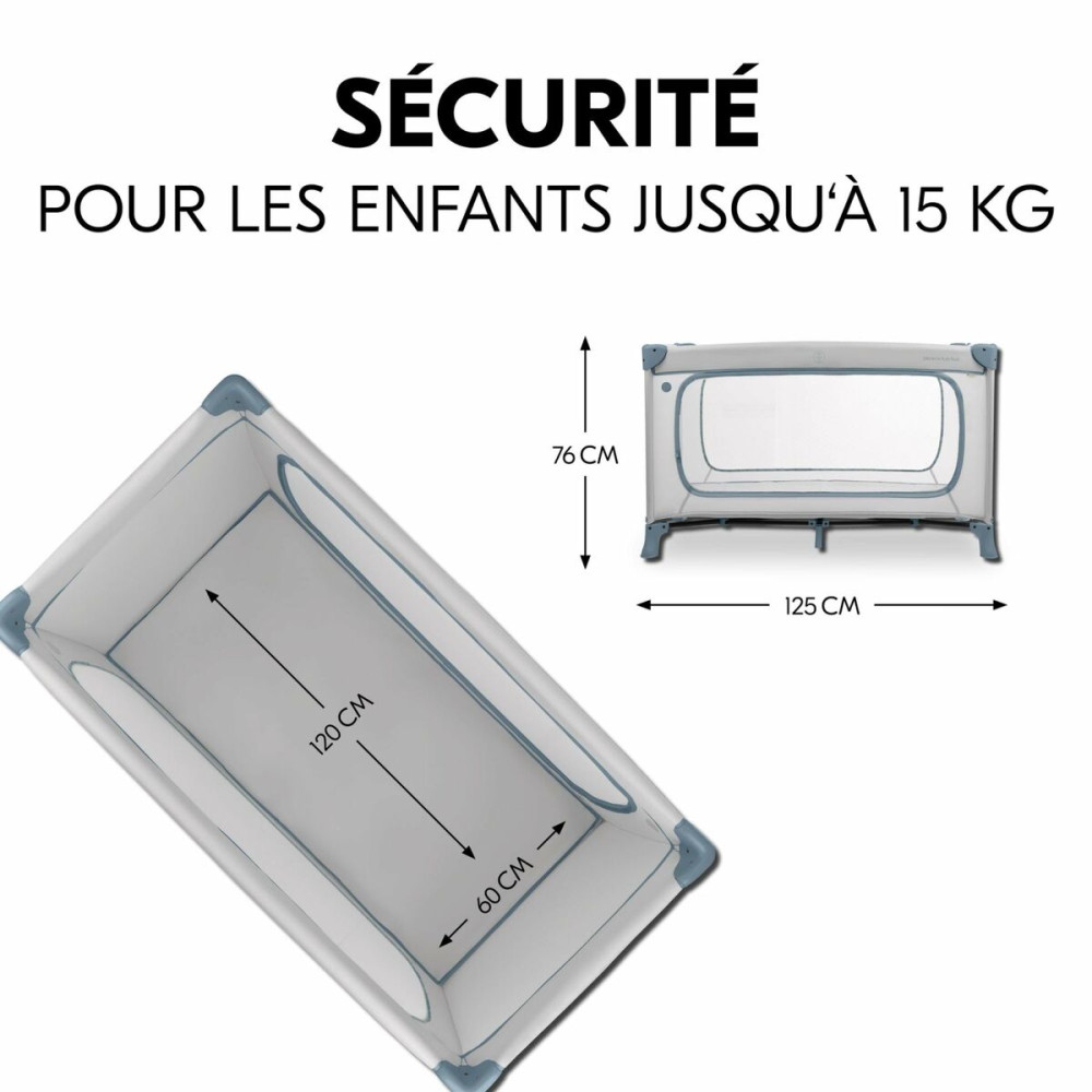 Baby Crib Hauck Blue