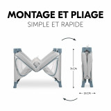 Baby Crib Hauck Blue