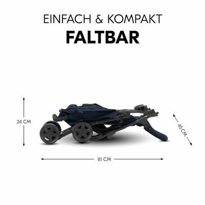 Baby's Pushchair Hauck Dark blue