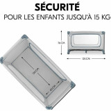 Baby Crib Hauck Blue