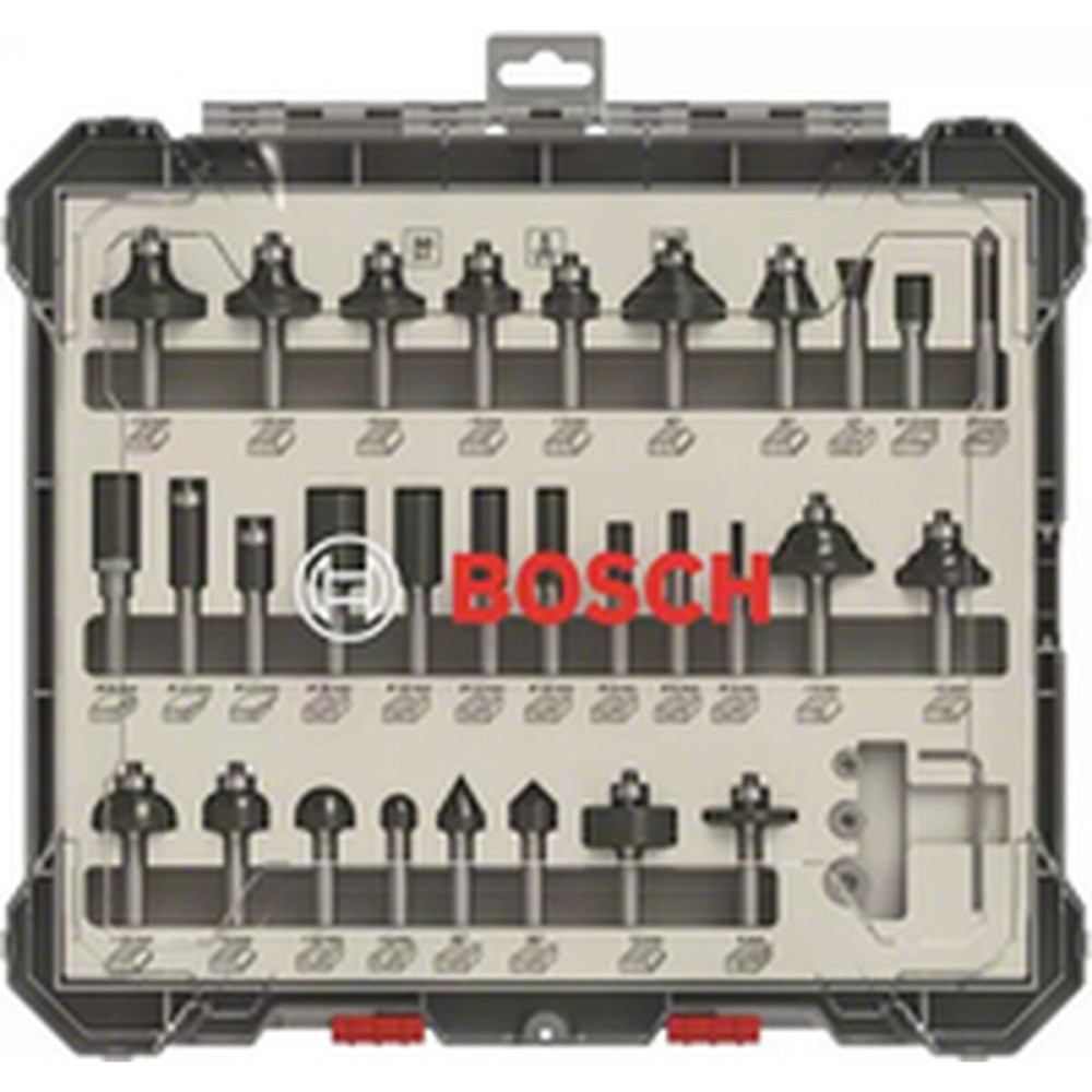 Multipurpose router bit set BOSCH 2607017475 30 Pieces