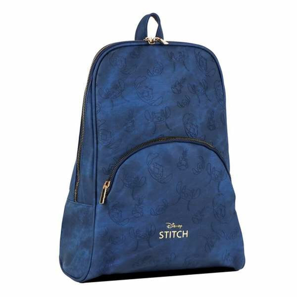 Casual Backpack Stitch Blue 27,1 x 34 x 12 cm