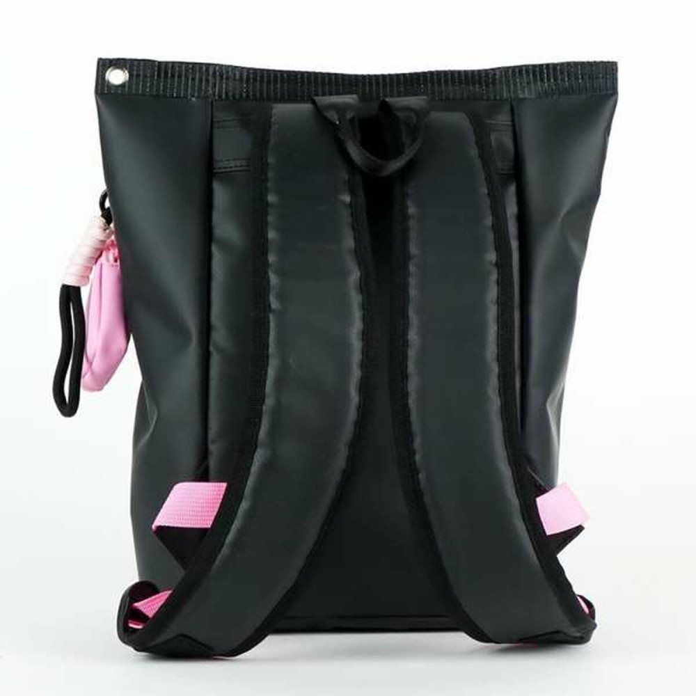 Casual Backpack Hello Kitty Black 30,4 x 33 x 12 cm