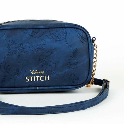 Shoulder Bag Stitch Blue 12,5 x 21,5 x 8 cm