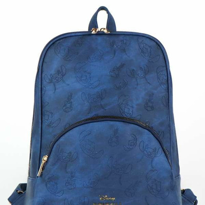 Casual Backpack Stitch Blue 27,1 x 34 x 12 cm
