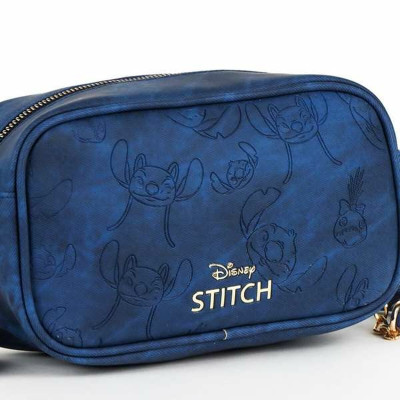 Shoulder Bag Stitch Blue 12,5 x 21,5 x 8 cm