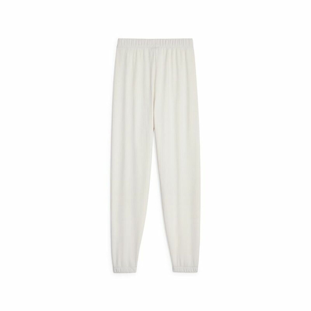 Long Sports Trousers Puma  Studio Unwind  White Lady