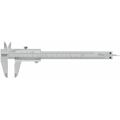 Vernier caliper VOGEL Stainless steel 200 mm