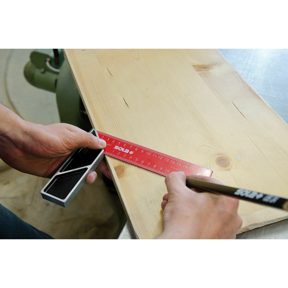 Carpenter's square SOLA SRB 30 x 14,5 cm