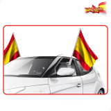 Flag stand for car Colorbaby 45 x 30 cm Spain 2 Pieces (24 Units)