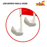 Flag stand for car Colorbaby 45 x 30 cm Spain 2 Pieces (24 Units)