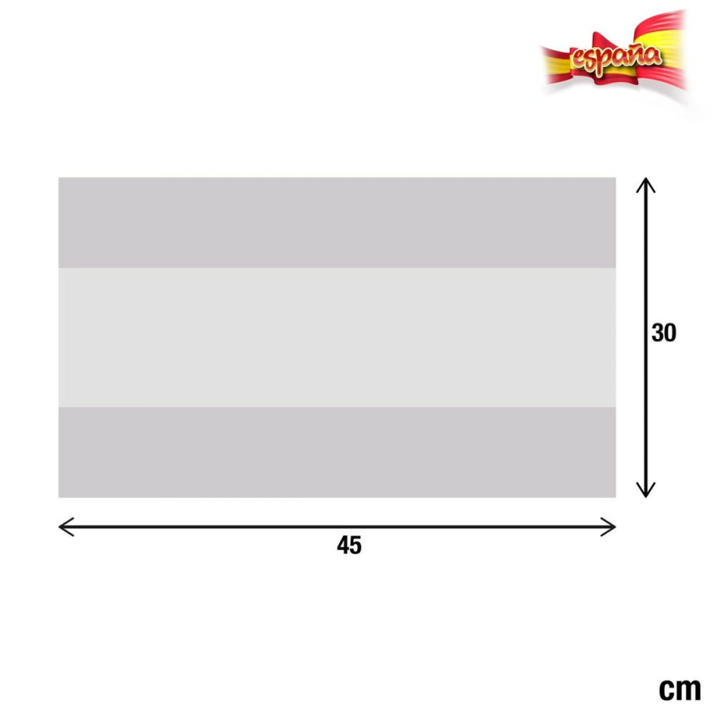 Flag stand for car Colorbaby 45 x 30 cm Spain 2 Pieces (24 Units)