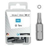 Bit set WITTE TX Torx TX 10 1/4" 5 Units