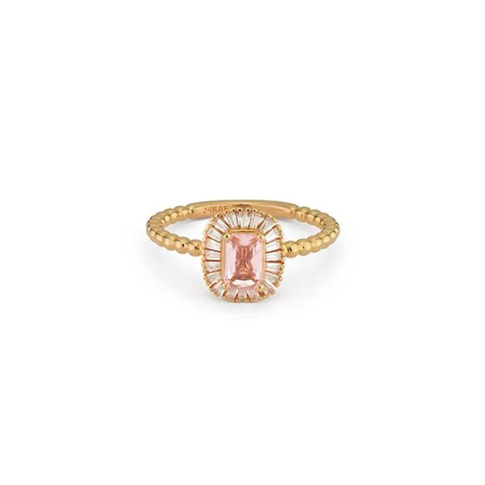 Ladies' Ring 24KAE 12482Y/56 Golden 16