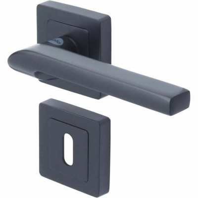 Door handle Yale YPP7-S-PC Sienna Black Aluminium