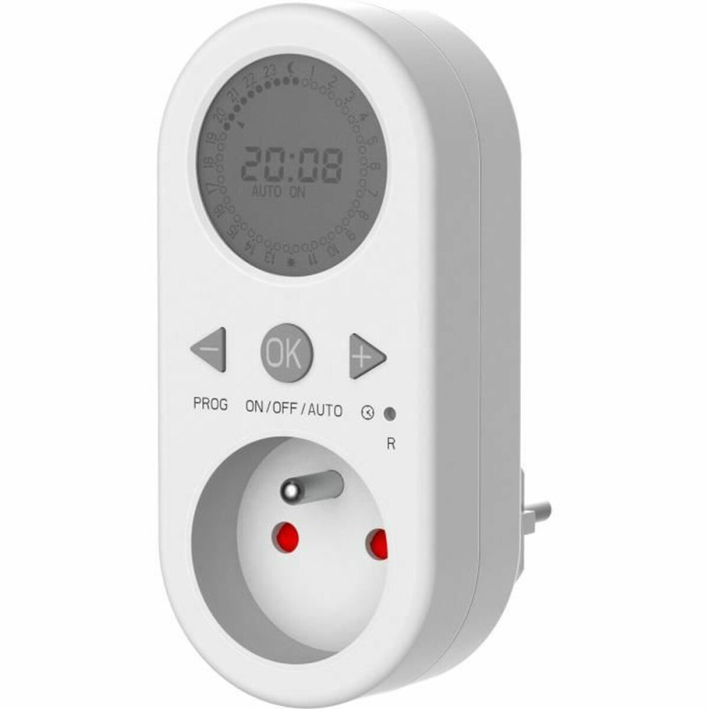 Timer GAO Screen Digital timer Easy button control LED in operation indicator 8 programmes 24 hours 1800 W 230 V 16 A