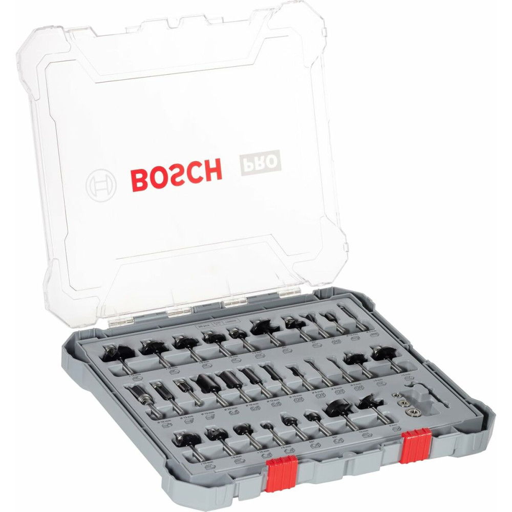 Multipurpose router bit set BOSCH 30 Pieces