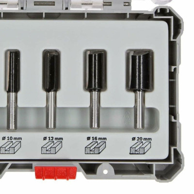 Multipurpose router bit set BOSCH 6 Pieces