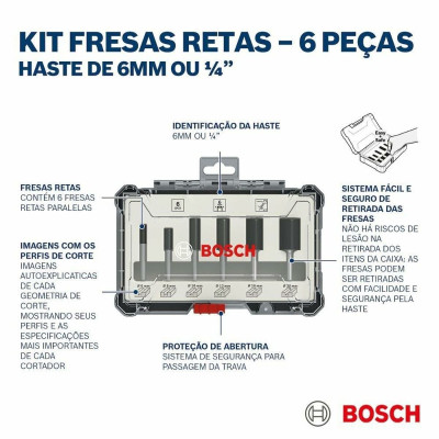 Accessories set BOSCH 6 Pieces