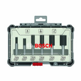 Multipurpose router bit set BOSCH 6 Pieces