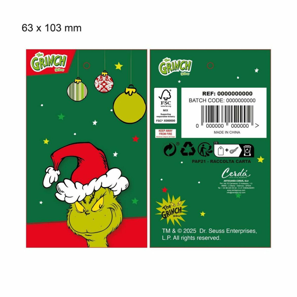 Child Hat The Grinch Red