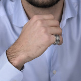 Men's Ring Albert M. WSOX00357.S-24 24 Silver