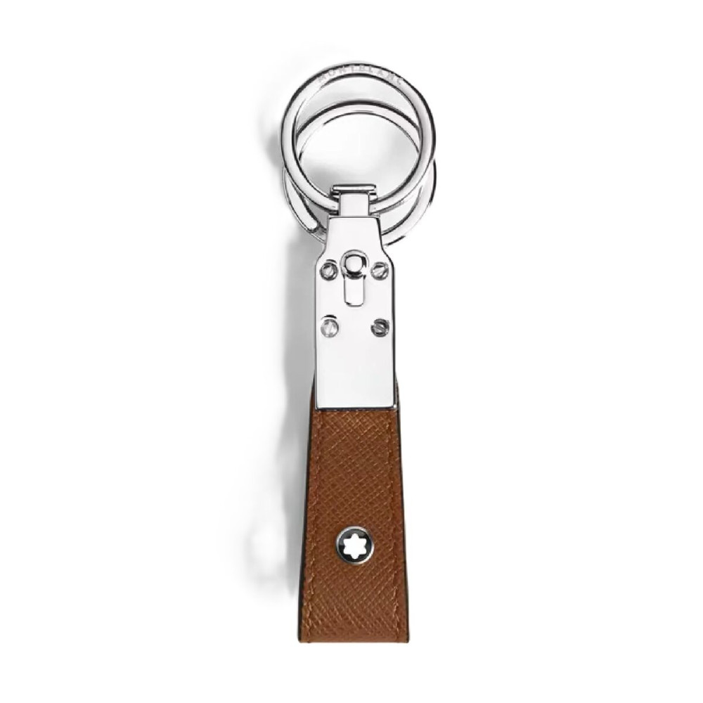 Keychain Montblanc 220399 Brown Silver