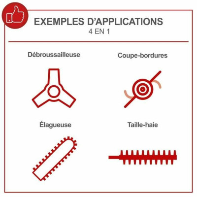 Multi-function brushcutter Scheppach OMF52-4P 55 cc