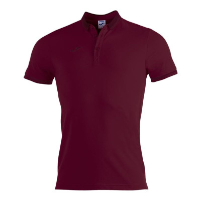 Men’s Short Sleeve Polo Shirt Joma Sport Bali II Maroon L