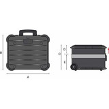 Tool Case GT Line Metal Aluminium Polyethylene