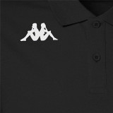 Men’s Short Sleeve Polo Shirt Kappa Kappa Barli Black 4XL