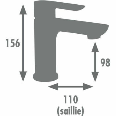 Mixer Tap Edouard Rousseau MILK Graphite