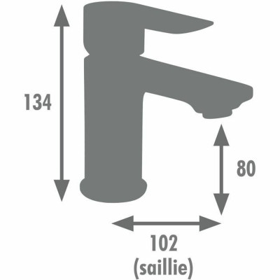 Mixer Tap Edouard Rousseau MILK Graphite