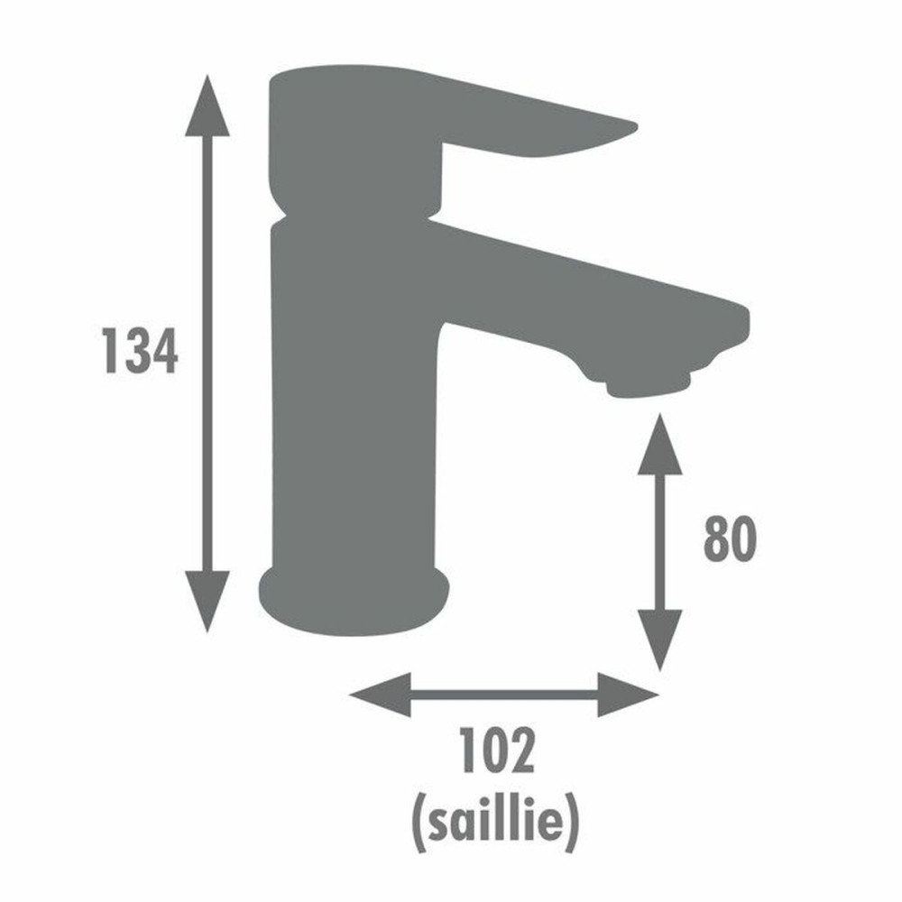 Mixer Tap Edouard Rousseau MILK Graphite