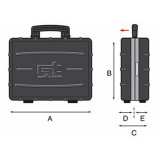 Tool Case GT Line Polyester PVC Metal Aluminium Natural rubber polypropylene