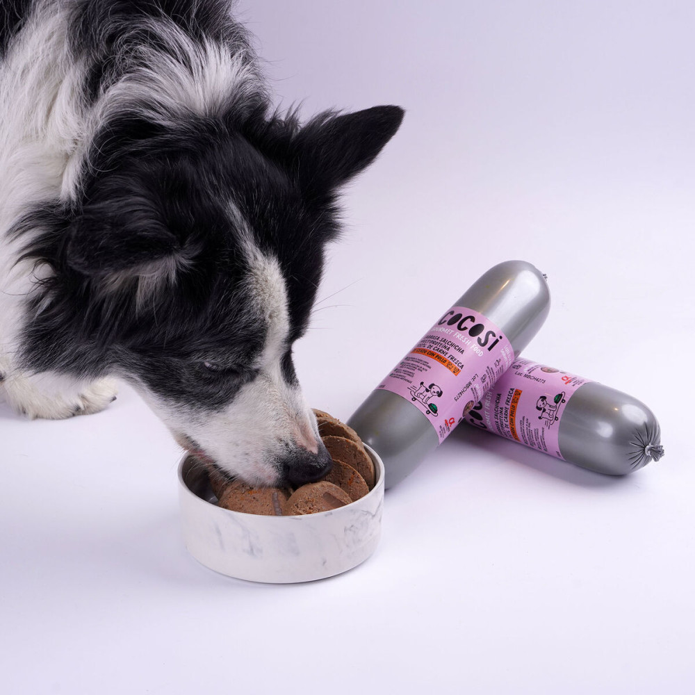 Wet food Cocosi Sausages Pig Chicken 12 Units