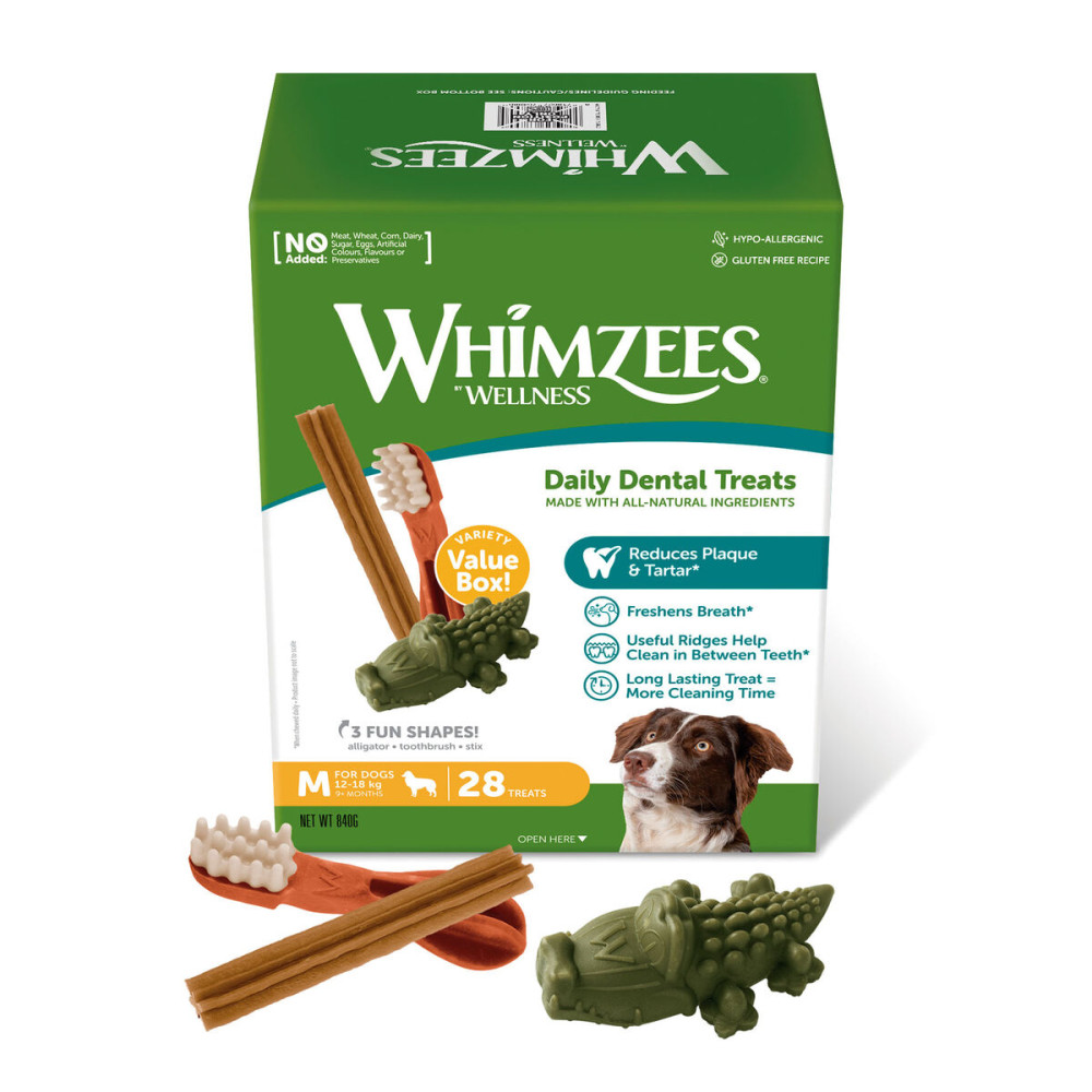 Wet food Whimzees Daily Dental Treats 28 Units