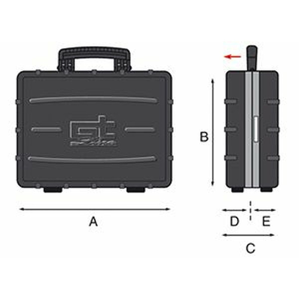 Tool Case GT Line Polyester PVC Metal Aluminium Natural rubber polypropylene