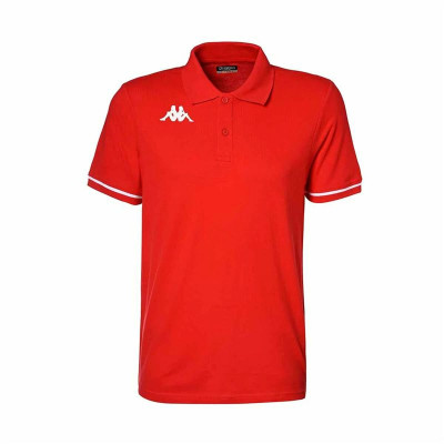 Men’s Short Sleeve Polo Shirt Kappa Kappa Barli Red 4XL